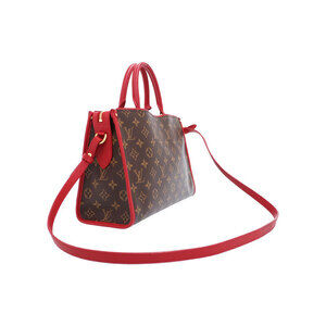 Louis Vuitton Monogram Leather Brown Bag Popincourt